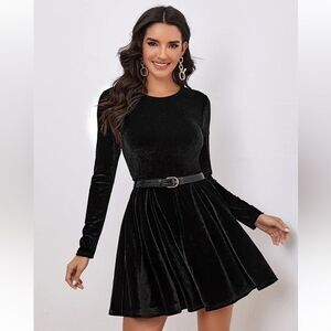 The Limited Velvet dress dark green size 16